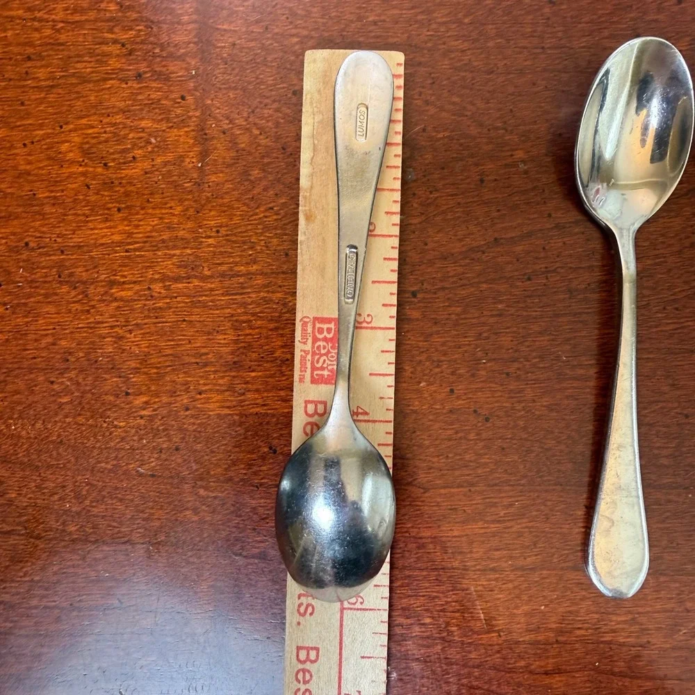 Oneida Lumos Stainless Steel Teaspoons Set of 3 Modern Minimalist 6 Inch
